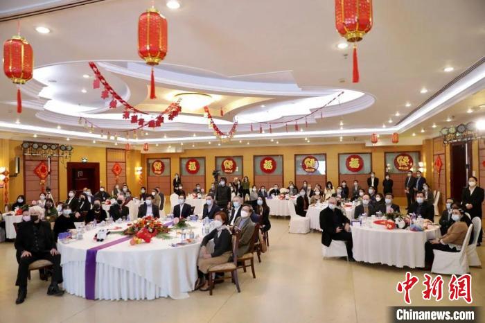 2022迎新春迎冬奥外国专家茶话会北京主会场。科技部 供图