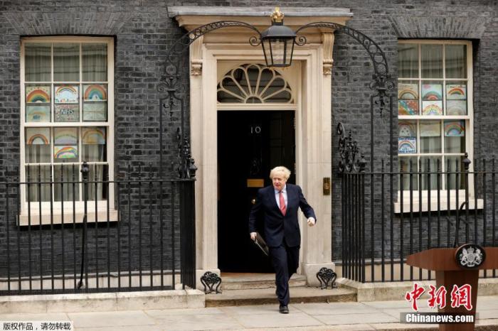 资料图:英国首相约翰逊。 article_img