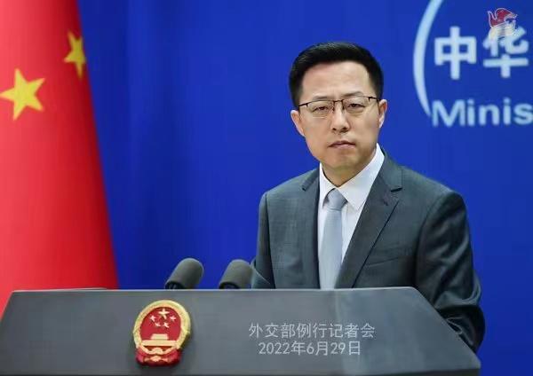 外交部发言人赵立坚。薛伟 摄 article_img