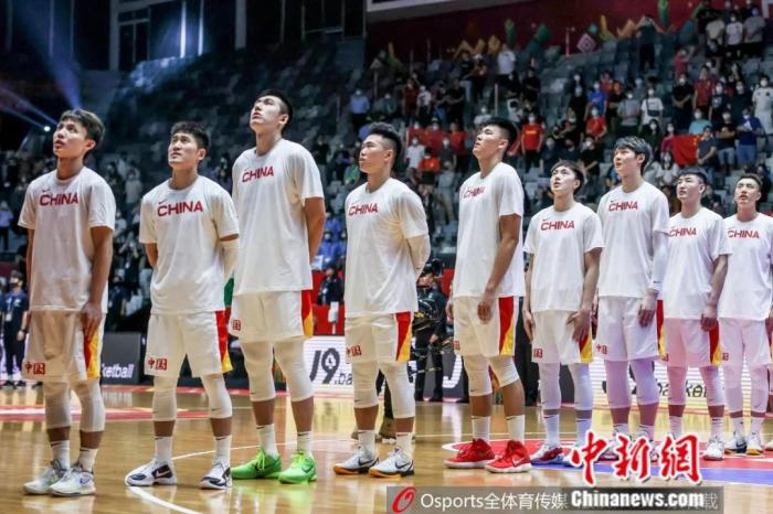 中国男篮。图片来源：Osports全体育图片社
