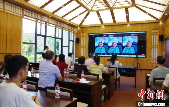 2022年线上中华文化大乐园——亚洲园第八期闭园仪式现场。王超 摄 article_img