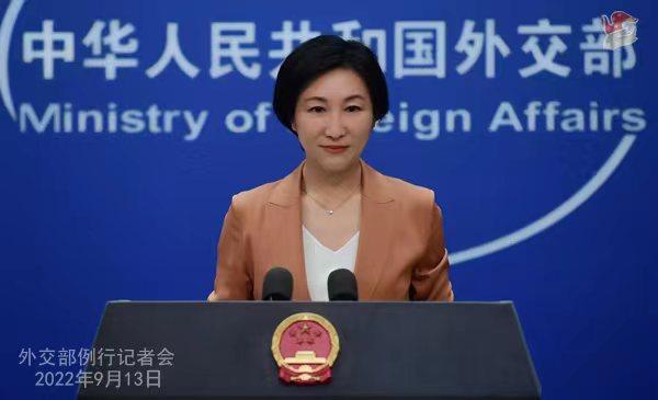 外交部发言人毛宁。 摄影 薛伟