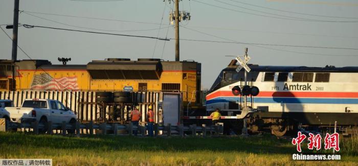 资料图:美国铁路公司列车。 article_img
