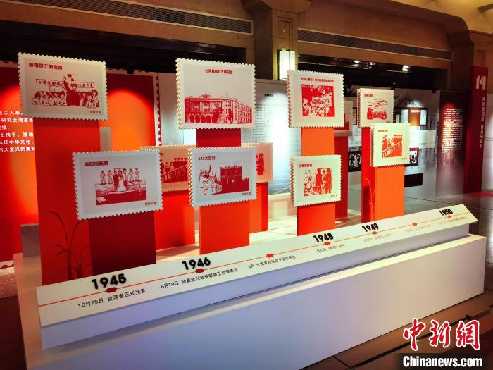 “风啸宝岛知劲草”光复后台湾邮电工人革命史料图文展正在上海历史博物馆举行 上海台联供图 article_img