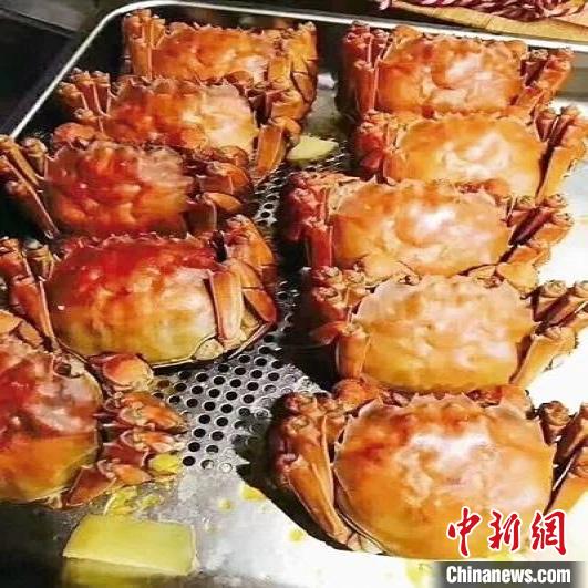 苏州美食：阳澄湖大闸蟹。图片来源：台湾《联合报》