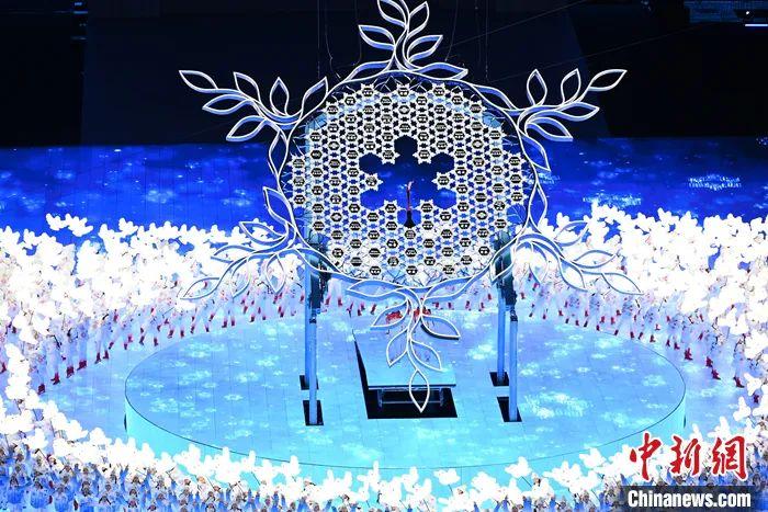 资料图：2022年2月4日晚，第二十四届冬季奥林匹克运动会开幕式在北京国家体育场举行。<a target='_blank' href='/'>中新社</a>记者 毛建军 摄