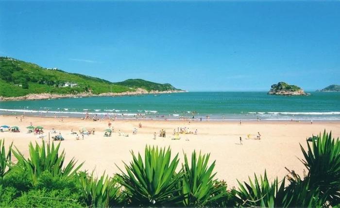 南麂大沙岙海滨浴场。图片来源:台湾《联合报》 article_img