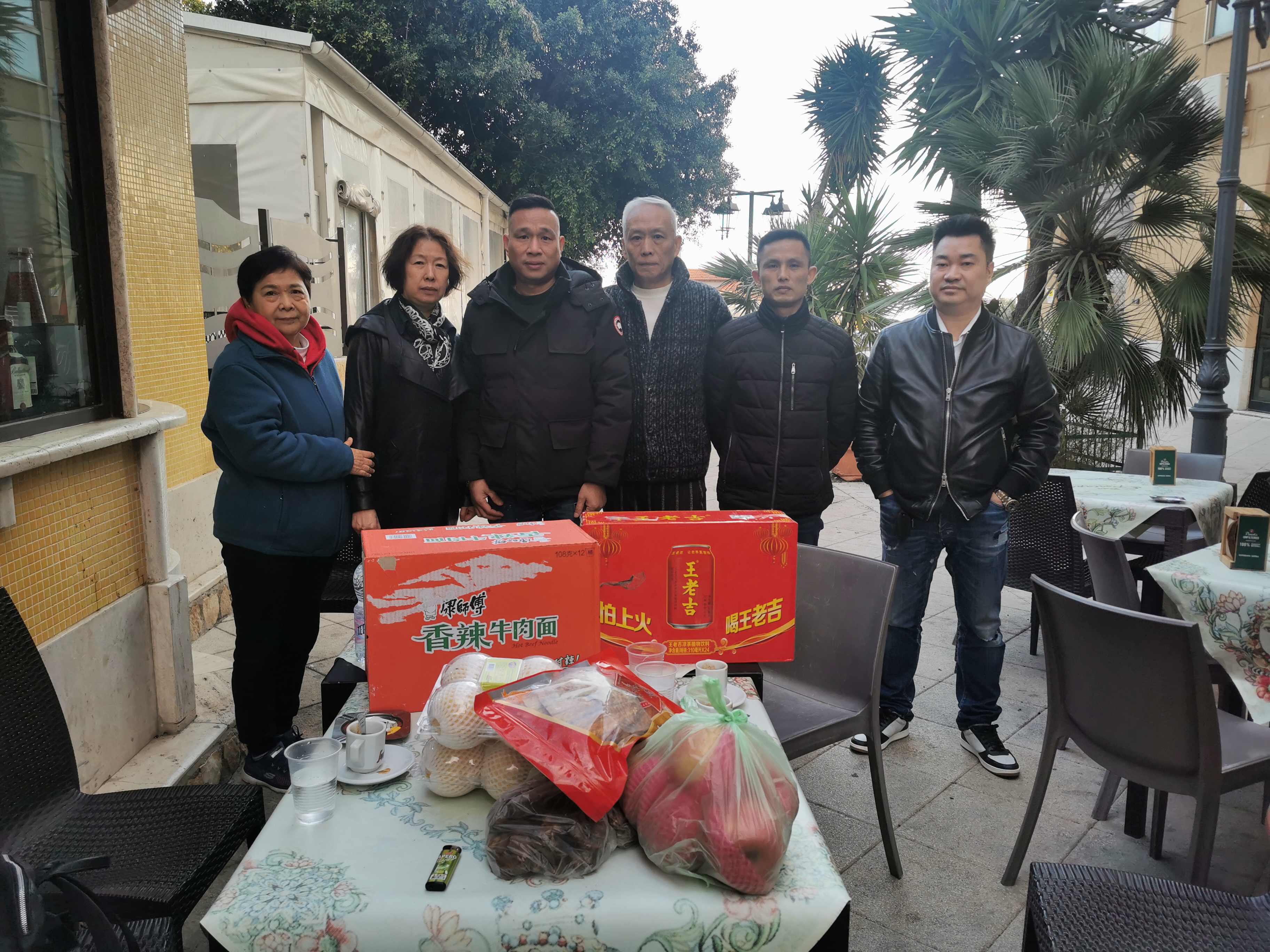 意大利巴勒莫华侨华人联谊会献爱心 