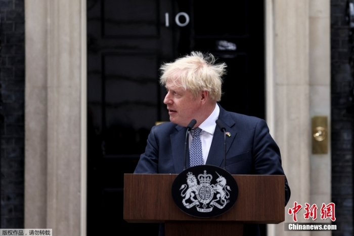 资料图:英国前首相约翰逊 article_img