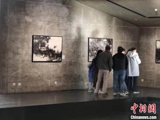 数次在中国办展， 叶星千画作越来越多地被观众理解和欣赏。陈静 摄