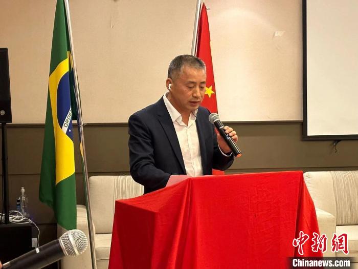 巴西华人协会会长叶周永。中国驻圣保罗总领馆供图 article_img