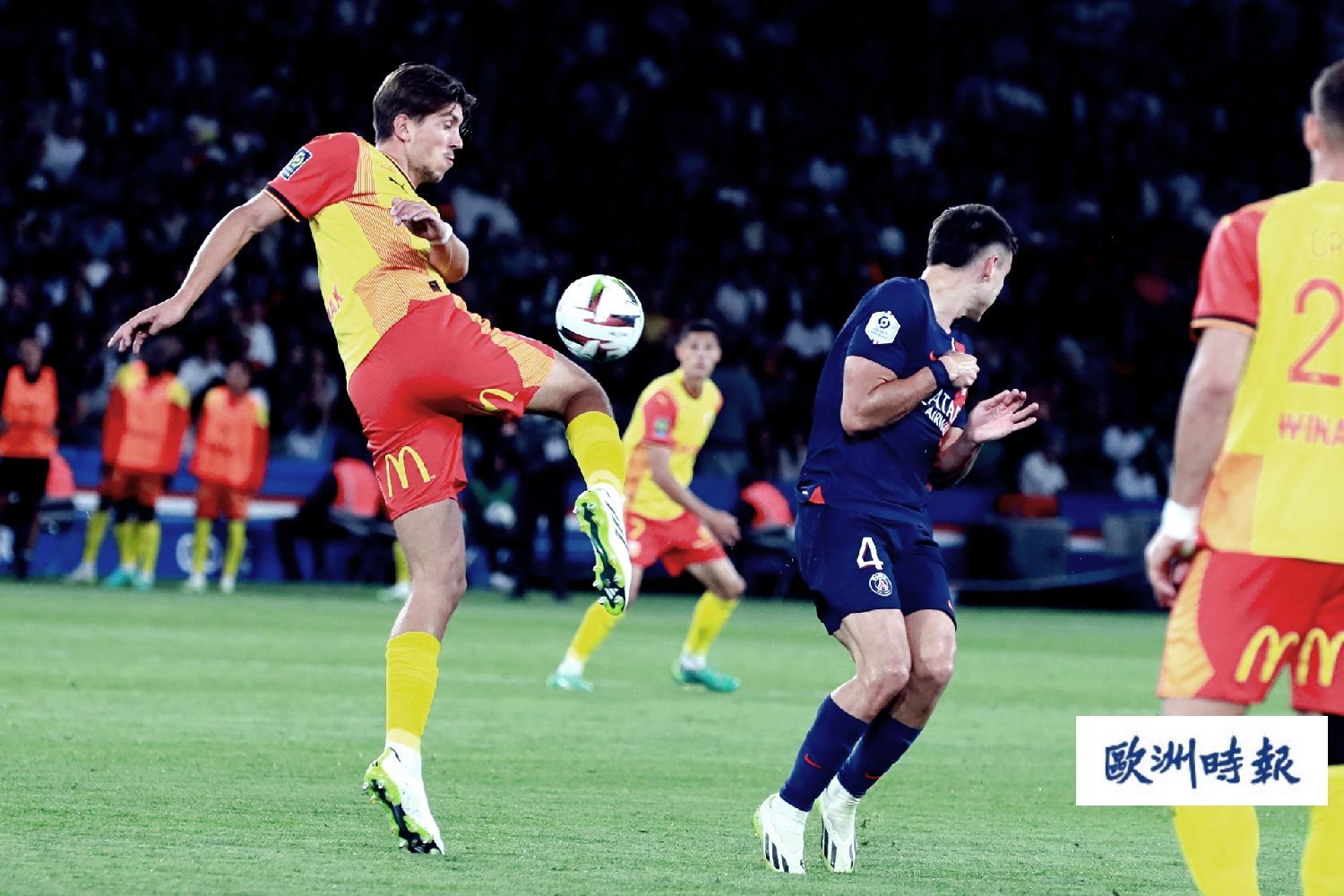 2023-2024法甲联赛第三轮 巴黎圣日尔曼3比1胜朗斯