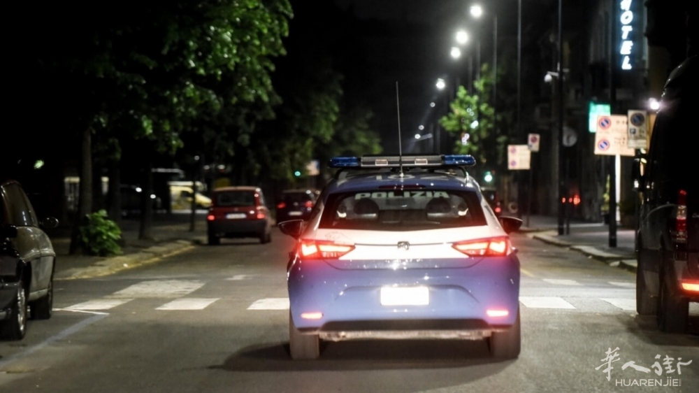 polizia sera notte - foto lapresse.jpg