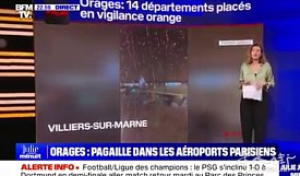 巴黎暴风雨：戴高乐和奥利机场40多趟航班改道
