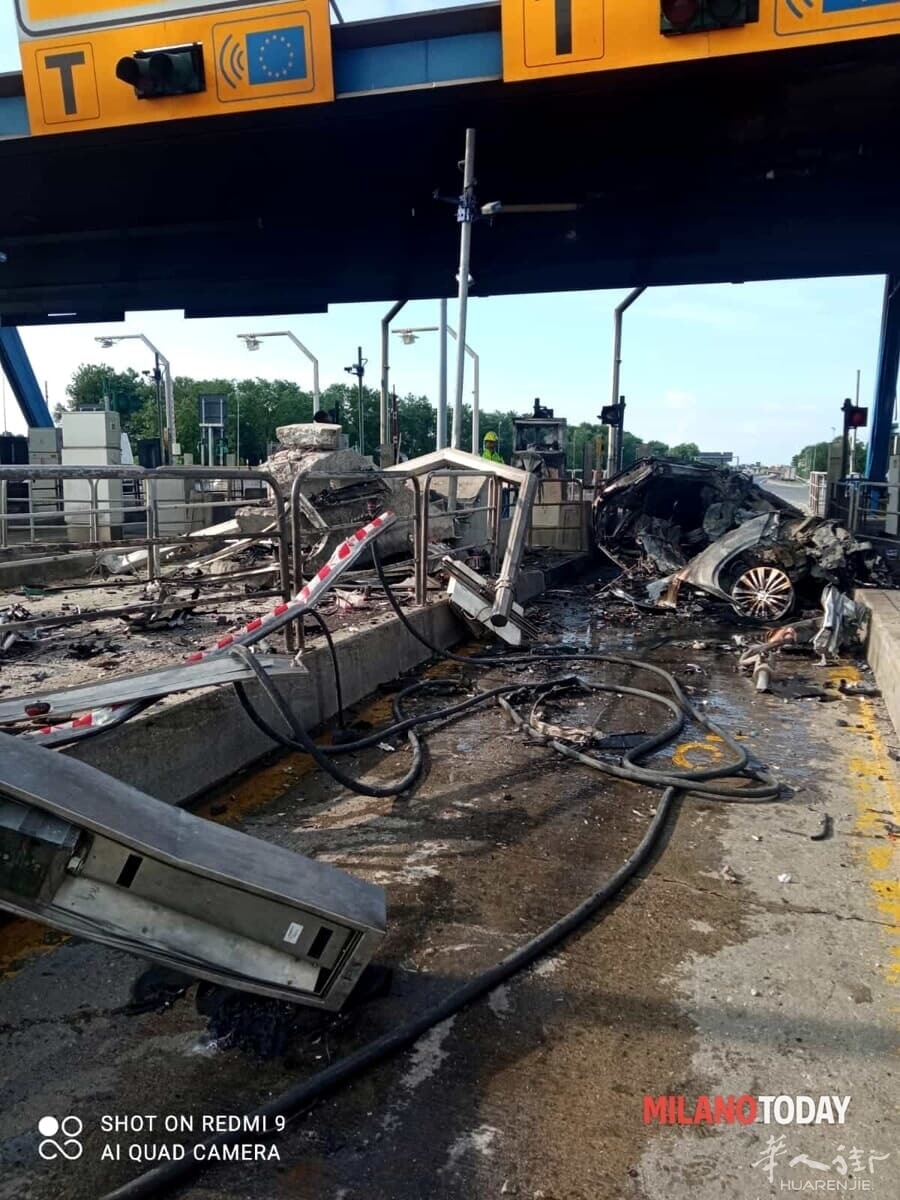 Incidente casello A8, un morto 3.jpeg