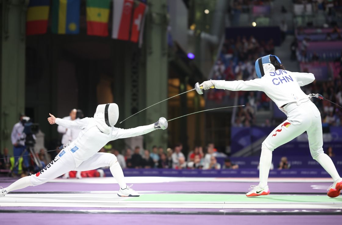 中国选手孙一文首轮爆冷遭淘汰 无缘女子个人重剑16强