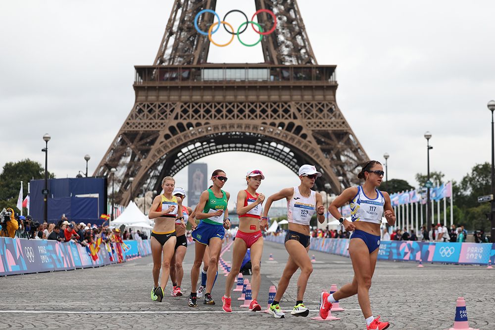 巴黎奥运马拉松竞走混合接力中国队无缘奖牌