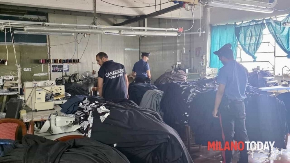 Fabbrica caporalato cinese a Baranzate. Carabinieri 3.jpeg