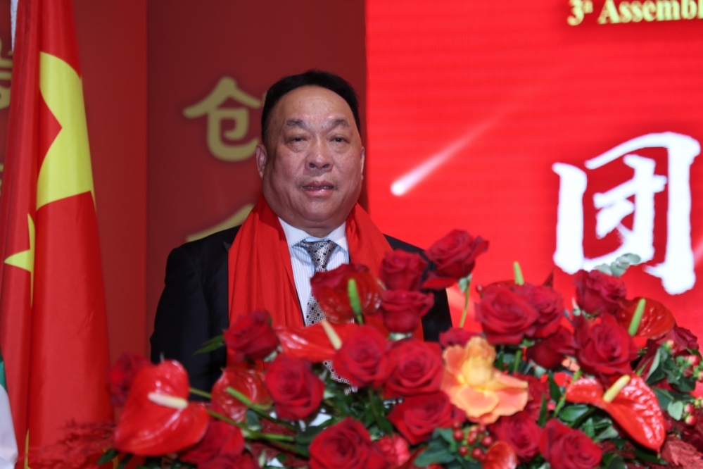 米兰华侨华人贸易促进会第三届换届庆典大会隆重举行 马可瑞先生当选第三届会长 ... 